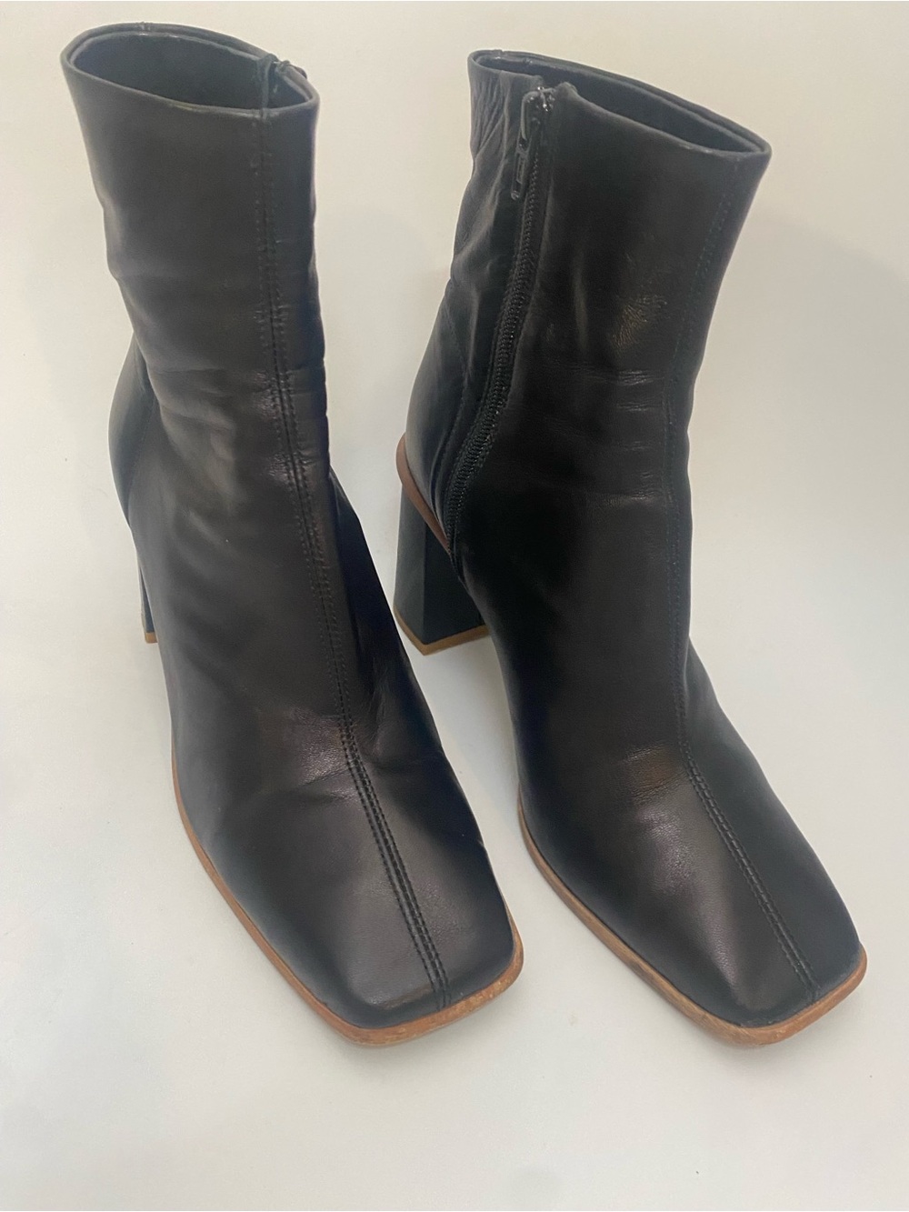 FREE PEOPLE Sienna Square Toe Ankle Boots - Picture 5 of 7